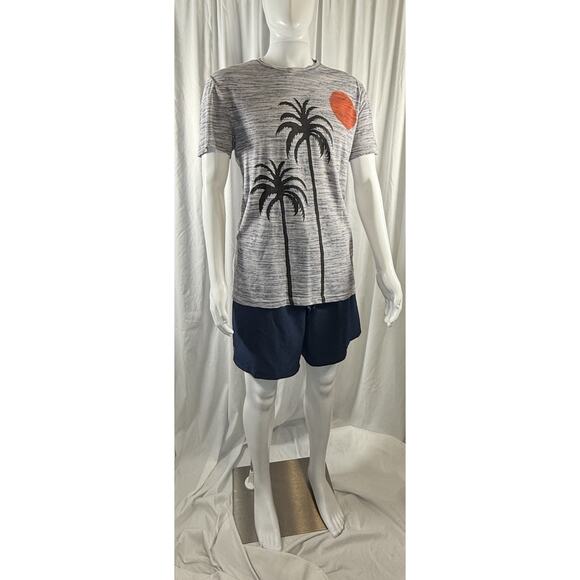 Chip & Pepper Short Sleeves Graphic T-Shirt, Blue & Orange, Sz: M, 87-21 - Picture 2 of 13